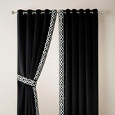 Inner Elegance Velvet Curtains – Velvet Curtains Pakistan for Living Room & Bedroom | INTERIORFITS (Black, Golden, Green, Pink)