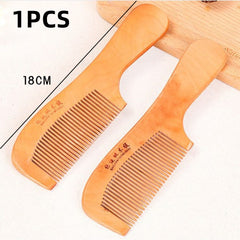Anti static wooden comb for smooth detangling