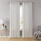 White velvet curtains for bedroom and living room