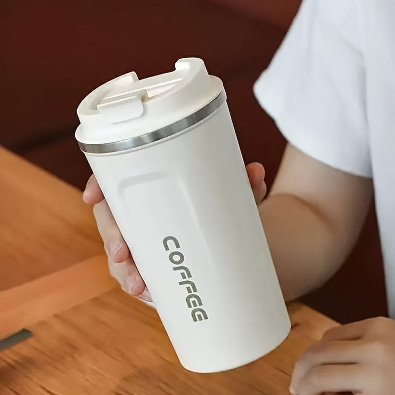 510ml Heat Preservation Coffee Mug – Insulated Stainless Steel Travel Mug with Lid | INTERIORFITS