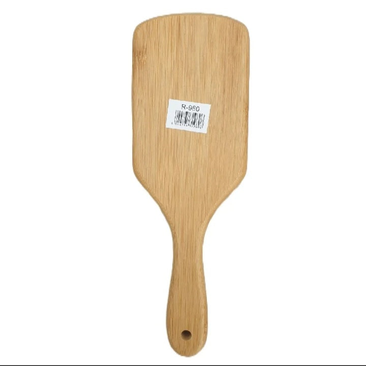 Bamboo Hair Wood Brush with Wooden Bristles – Anti-Static Scalp Massage Hair Brush for Hair Growth | INTERIORFITS