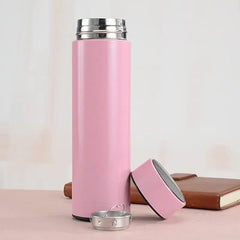 Smart LED Temperature Water Bottle 500ml – Stainless Steel Vacuum Insulated Thermos | Hot & Cold Digital Display Flask