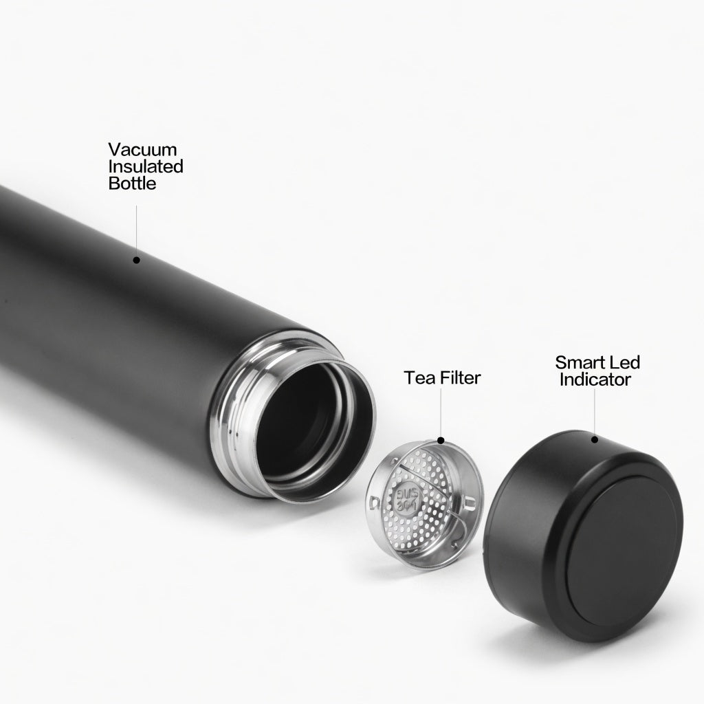 Black Digital Bottle Accesiories
