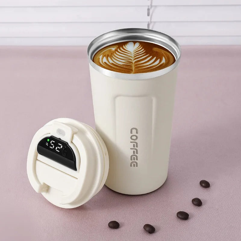 510ml Heat Preservation Coffee Mug – Insulated Stainless Steel Travel Mug with Lid | INTERIORFITS