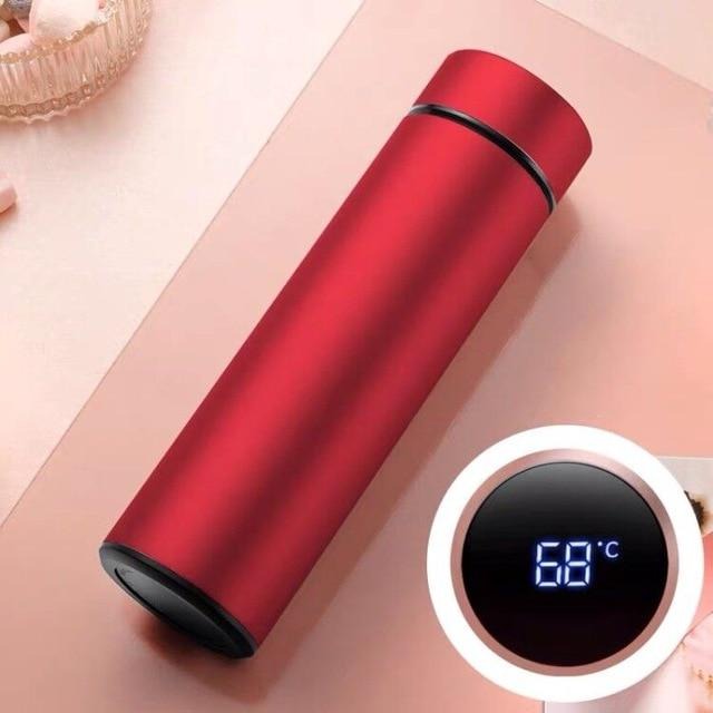 Smart LED Temperature Water Bottle 500ml – Stainless Steel Vacuum Insulated Thermos | Hot & Cold Digital Display Flask