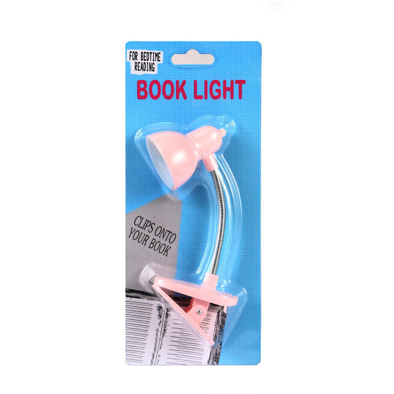 Compact LED reading light for travel