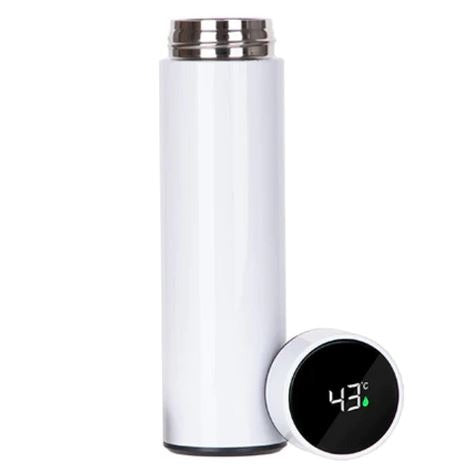 Smart LED Temperature Water Bottle 500ml – Stainless Steel Vacuum Insulated Thermos | Hot & Cold Digital Display Flask